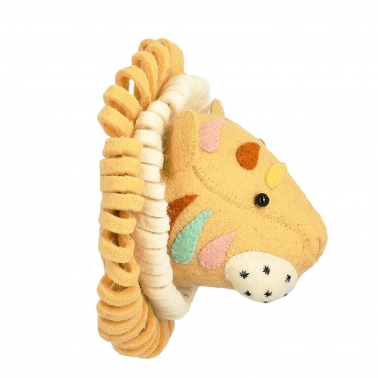 Mini Natural Tiger Head Wall Decoration