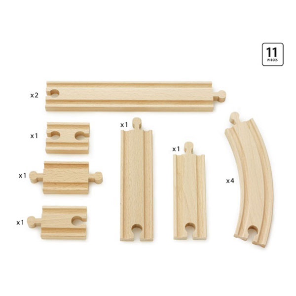 BRIO® Expansion Pack Beginner Wooden Train Railway 3+