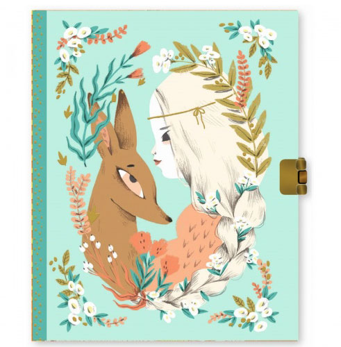 Lucille Secret Notebook Lockable By Djeco