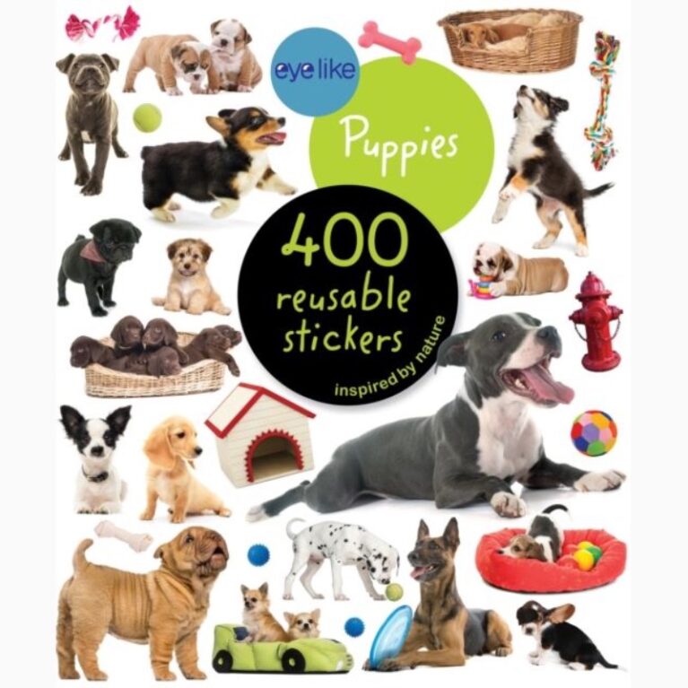 Eyelike Puppies: 400 Reusable Stickers