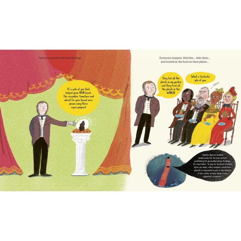 Darwin&#8217;s Super Pooping Worm Spectacular &#8211; Hardback Book