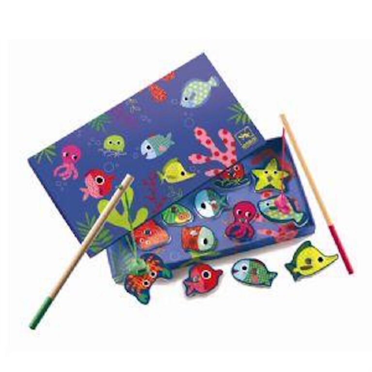 Colourful Magnetic Fishing Game by Djeco