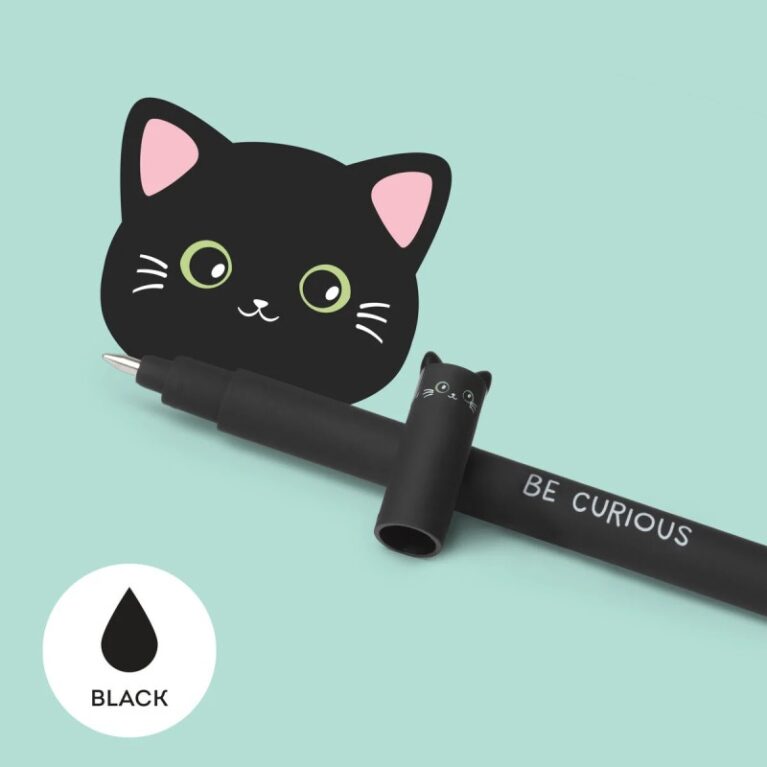 Black Cat &#8211; Legami Erasable Pen