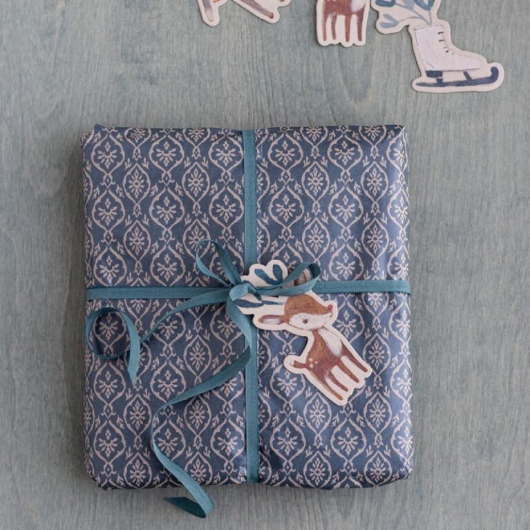 25m Roll Of Ribbon In Ultra Blue By Maileg