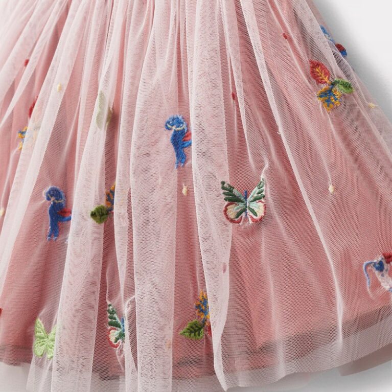 Children&#8217;s Butterfly &#038; Unicorn Embroidered Skirt 3-5yrs