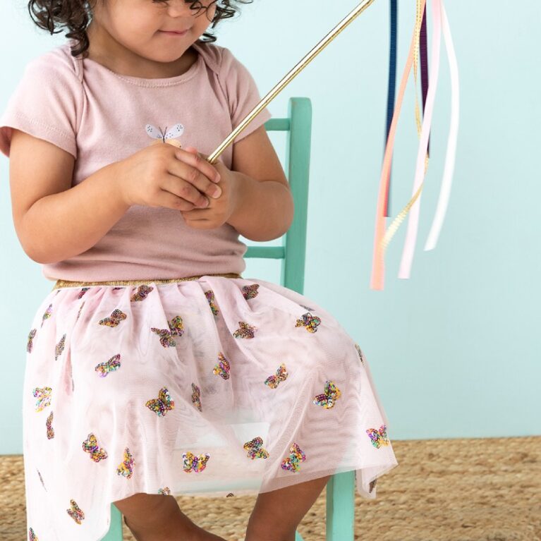Children&#8217;s Fairy Skirt With Butterflies 3+