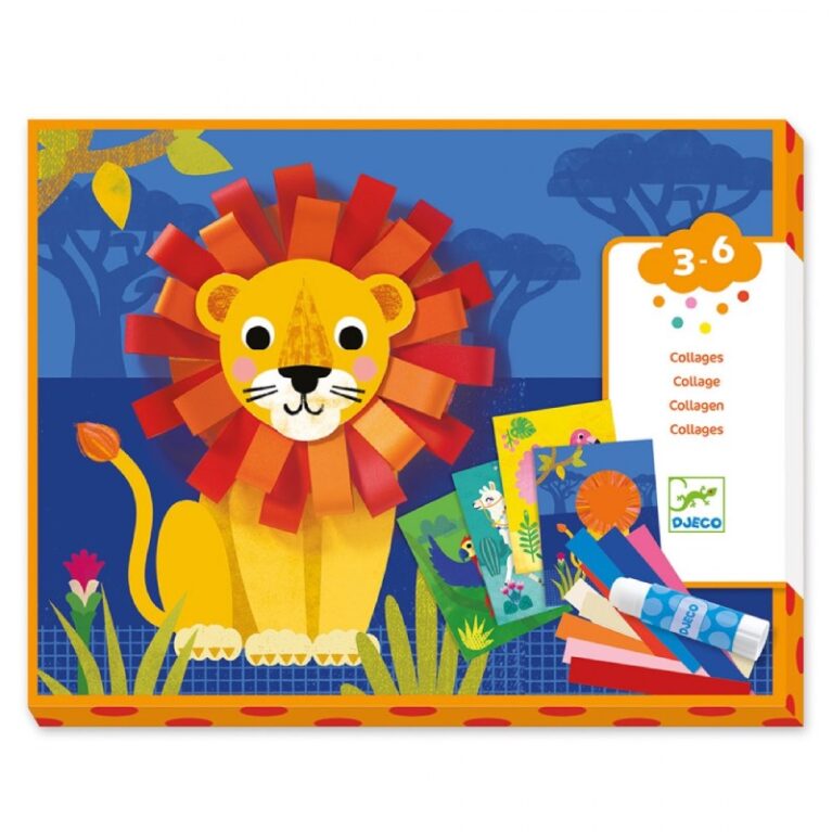 Collages With Small Loops By Djeco 3-6yrs