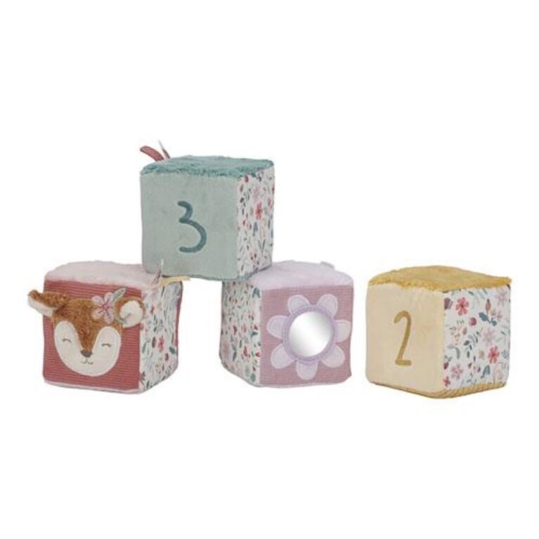 Fairy Garden &#8211; Set Of 4 Soft Cubes By Little Dutch 0+