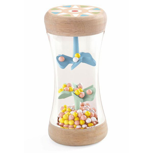 BabyPlui Wooden Rattle By Djeco 0+