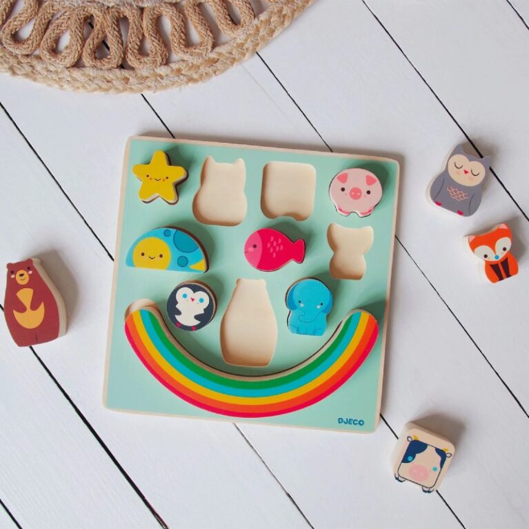 Puzz &#038; Boom Rainbow &#8211; Balance Game By Djeco 18m+