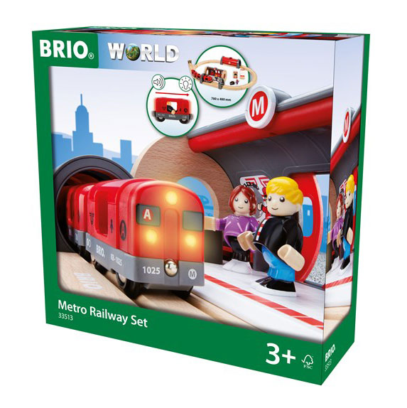 BRIO® Metro Railway Set 3+