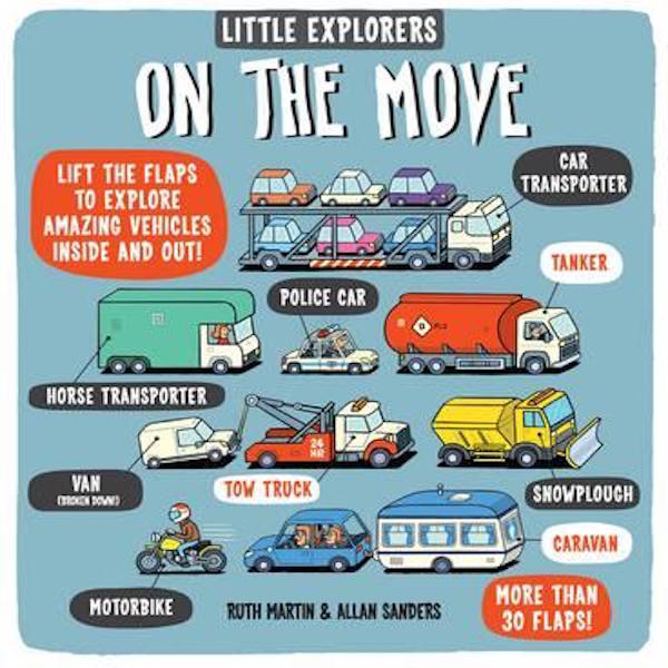 little explorers on the move hardback book
