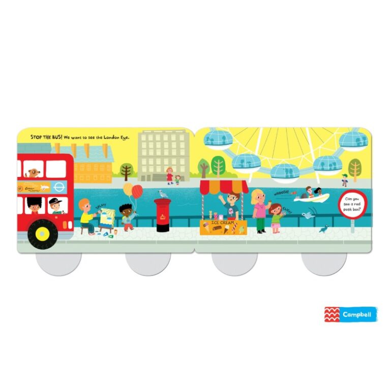 My First London Bus &#8211; Whizzy Wheels Board Book