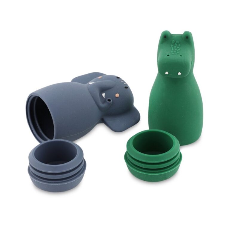 Mrs Elephant &#038; Mr Crocodile Squeeze Animals Bath Toy 6m+