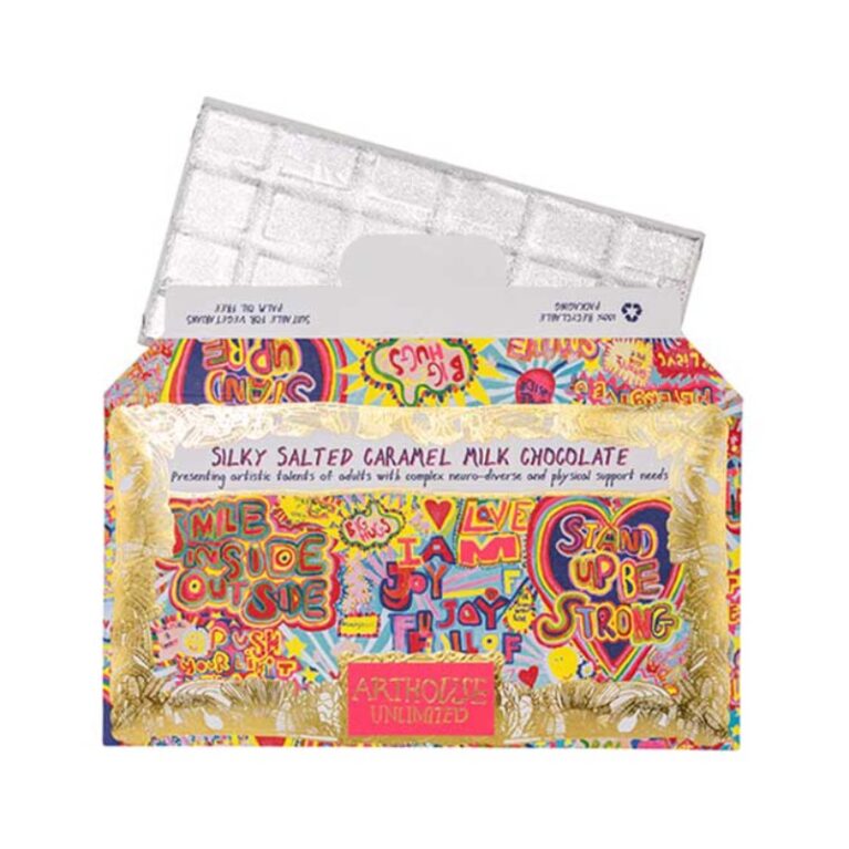 Full Of Joy &#8211; Salted Caramel Milk Chocolate Bar 100g