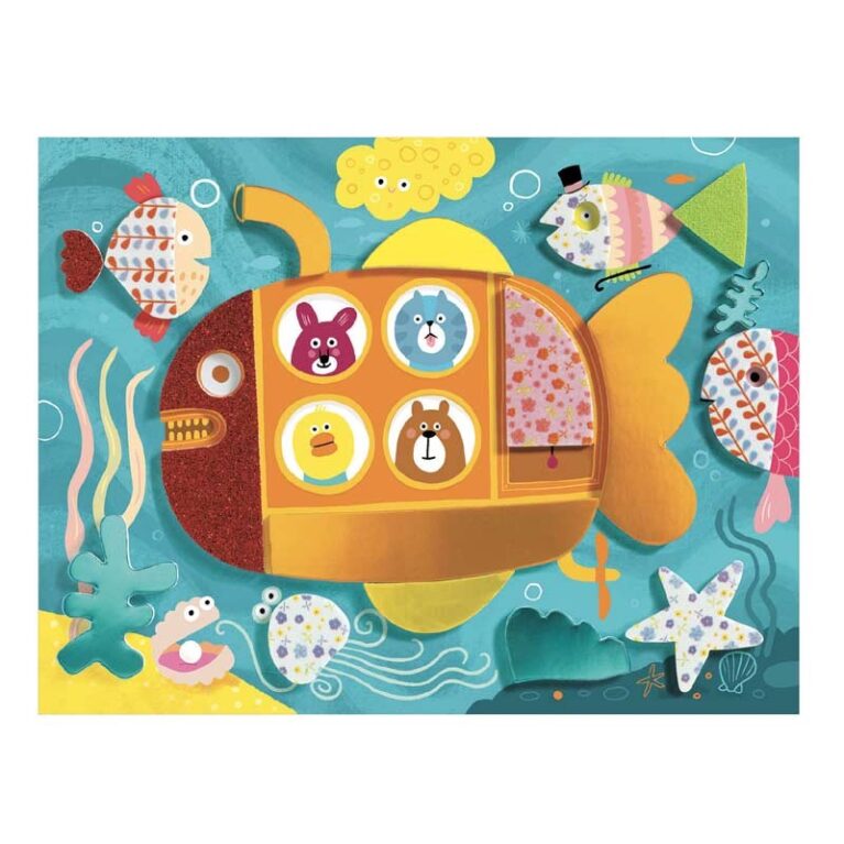 Foam Fun &#8211; Mosaic Craft Kit By Djeco 3+