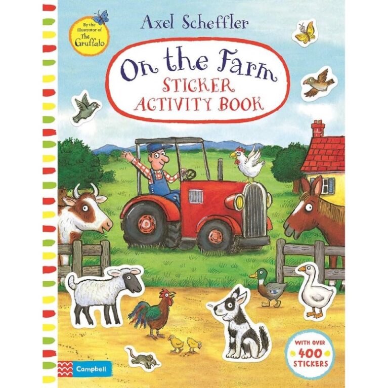 On The Farm By Axel Scheffler &#8211; Sticker Activity Book