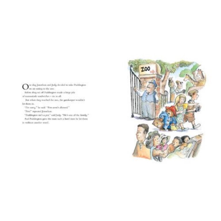 Paddington At The Zoo By Michael Bond &#8211; Paperback Book