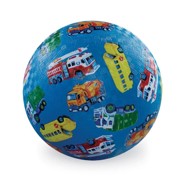 City Vehicles &#8211; Large Rubber Picture Ball 18cm