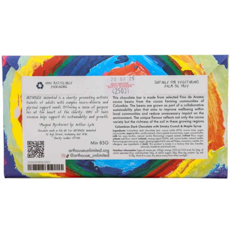 Magical Mysteries &#8211; Dark Chocolate With Sea Salt &#038; Vanilla 100g