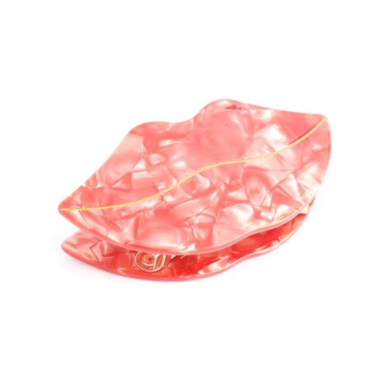 Red Lip &#8211; Large Single Claw Hair Clip