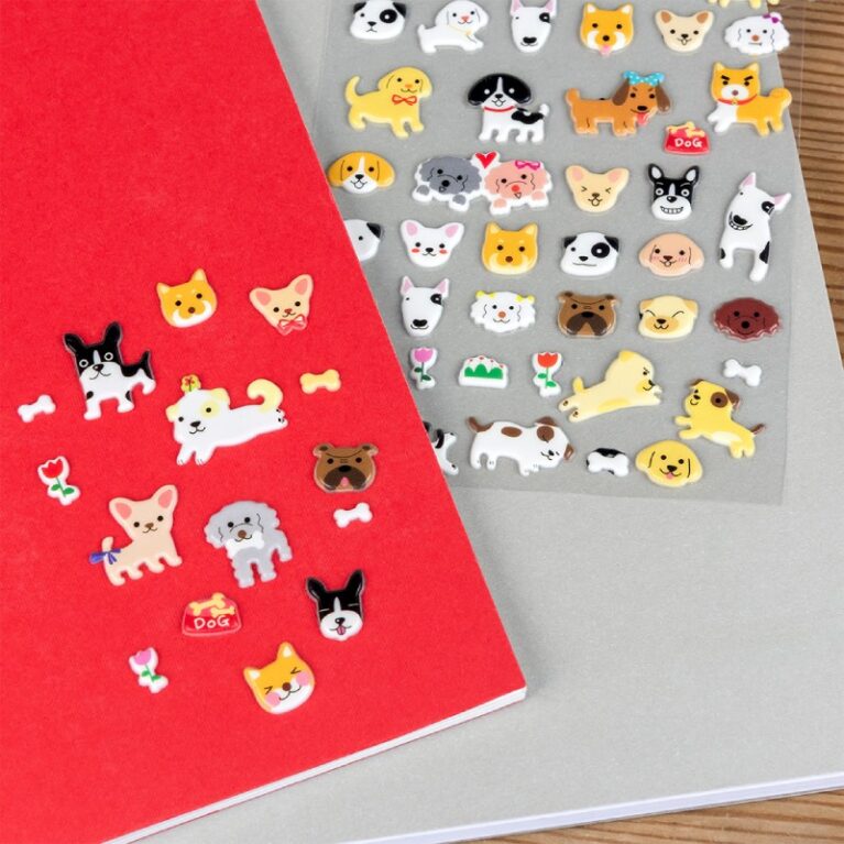 3D Puffy Stickers &#8211; Dogs