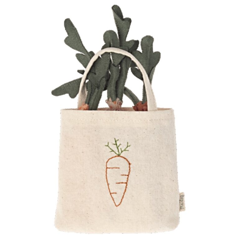 Mini Carrots In Shopping Bag By Maileg 3+