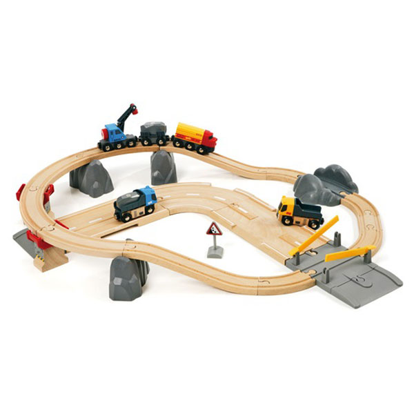 BRIO® Rail &#038; Road Loading Set 3+ 33210