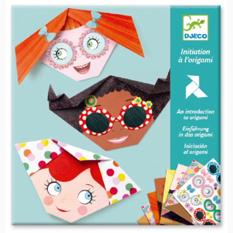 Pretty Faces Origami Craft Set By Djeco 4+