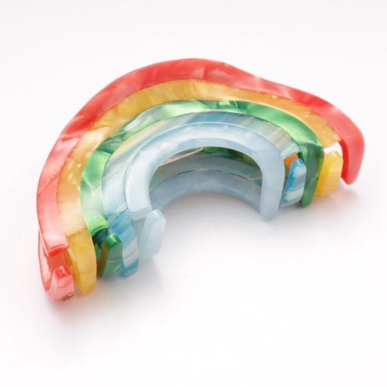 Rainbow &#8211; Large Single Claw Hair Clip