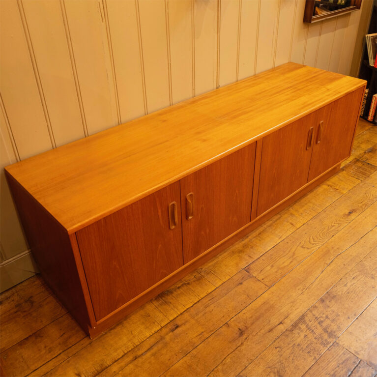 1960s Vintage Low Teak Sideboard By G Plan