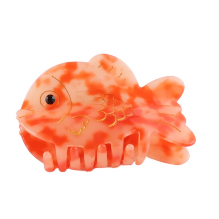Red Fish &#8211; Large Single Claw Hair Clip