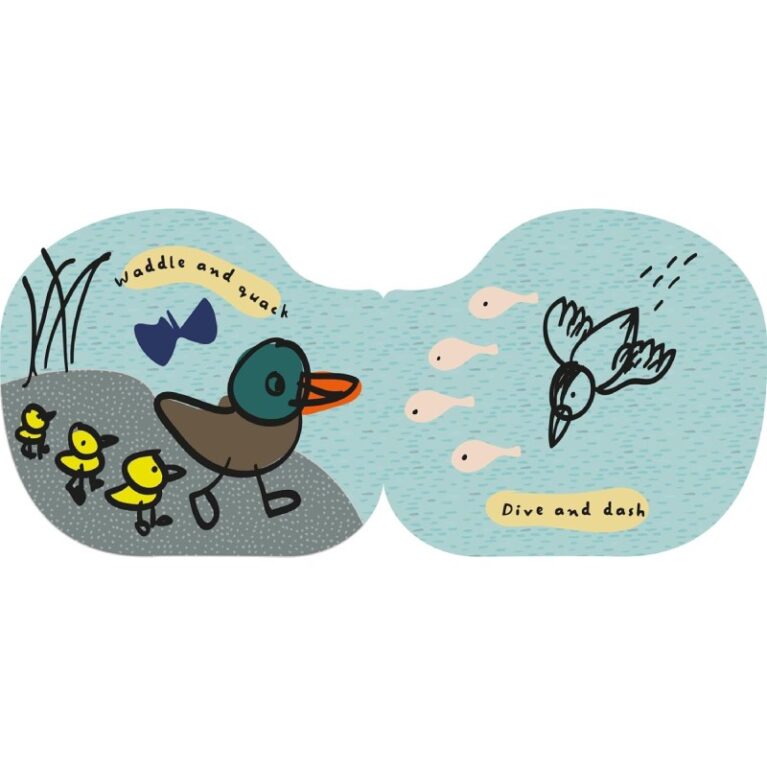Duck &#038; Friends &#8211; Shaped Bath Book