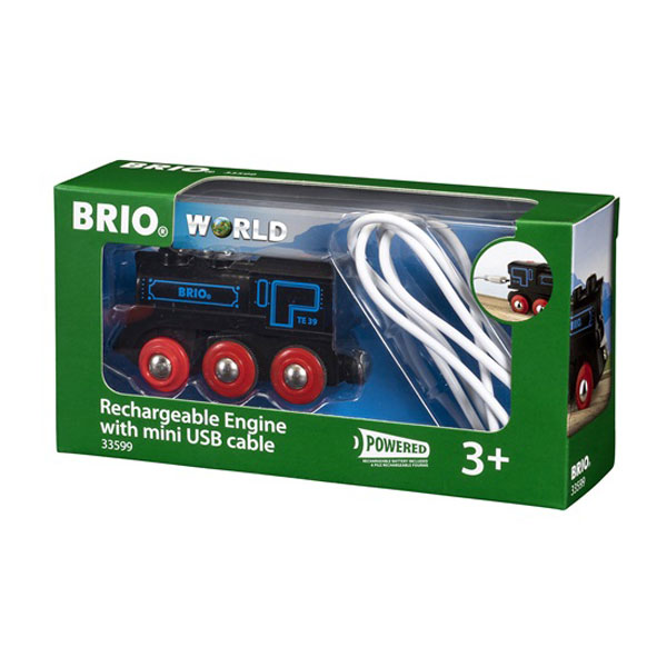 BRIO® Rechargeable Engine With Mini USB cable 3+ 33599