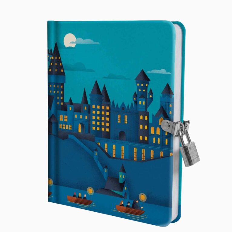 Harry Potter Hogwarts Glow In The Dark Lockable Diary
