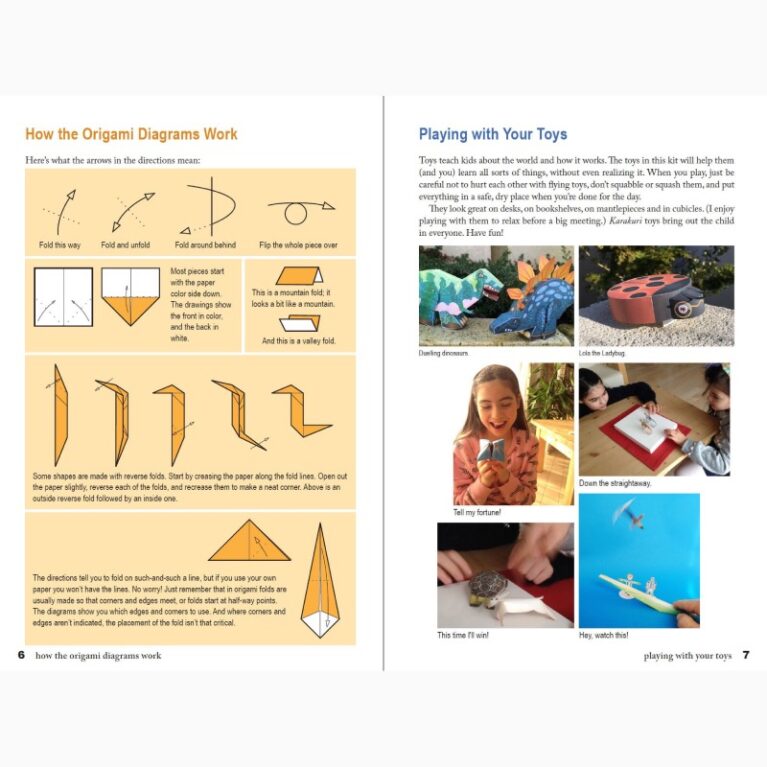 Japanese Origami Paper Toys Kit