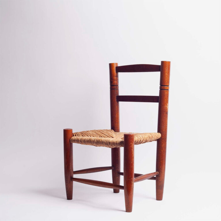 1920s Rush Seated Child&#8217;s Chair