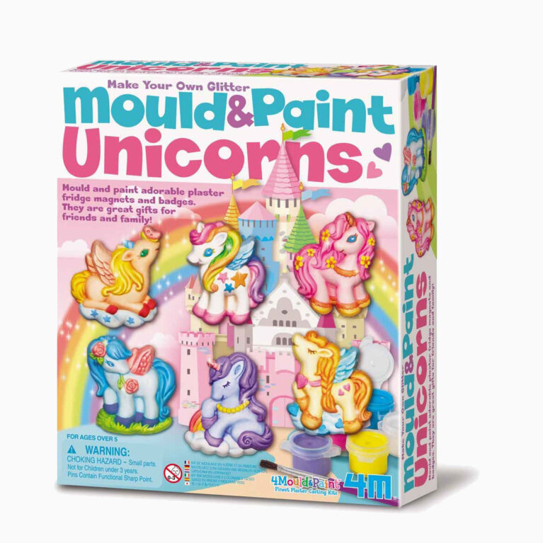 Mould And Paint Unicorns Art Kit 5+