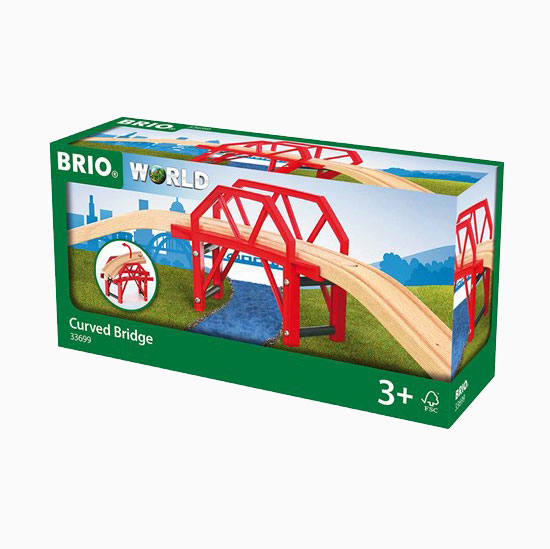 BRIO® Curved Bridge Wooden Railway Age 3+