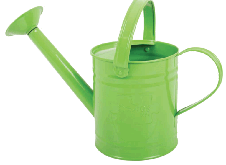 Green Metal Watering Can 3yrs+