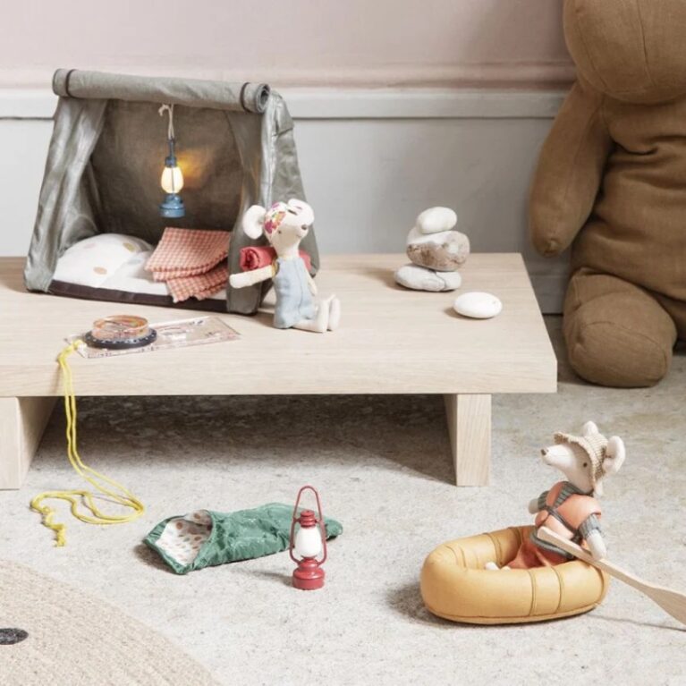 Rubber Boat In Dusty Yellow By Maileg 3+