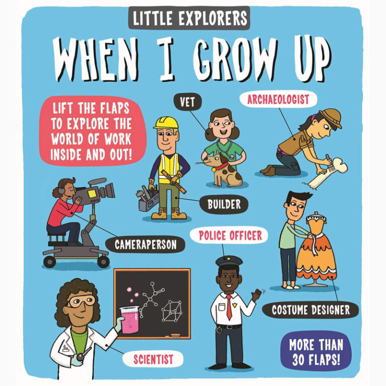 Little Explorers: When I Grow Up &#8211; Hardback Book