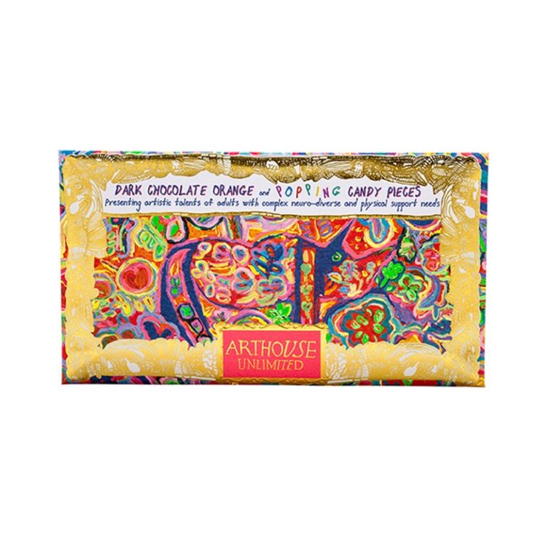 Rhino In Bloom &#8211; Dark Chocolate Orange &#038; Popping Candy 100g