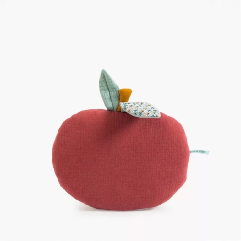 Apple Shaped Cushion By Moulin Roty