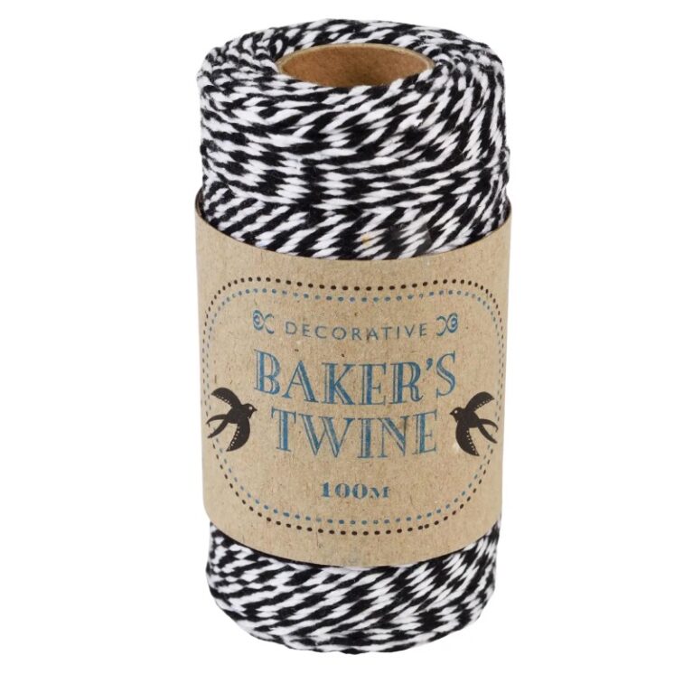 100M Roll Of Twine &#8211; Black &#038; White