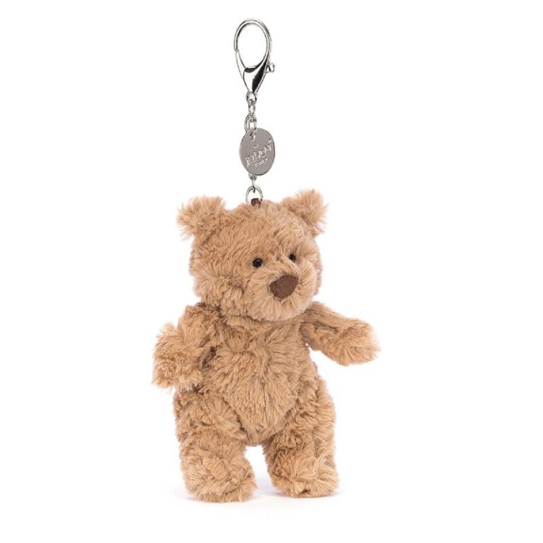 Bartholomew Bear Bag Charm By Jellycat 3+