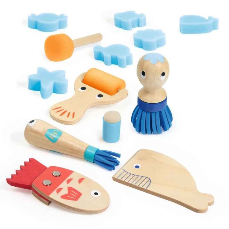 Painting Tools &#8211; Craft Kit By Djeco 3+