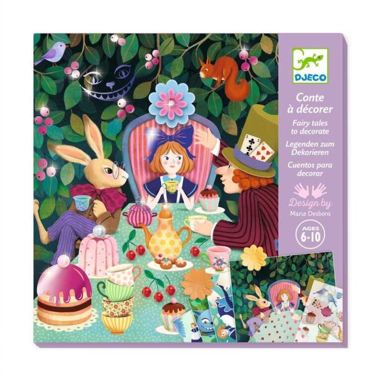 In Wonderland &#8211; Decoration Craft Kit By Djeco 6+