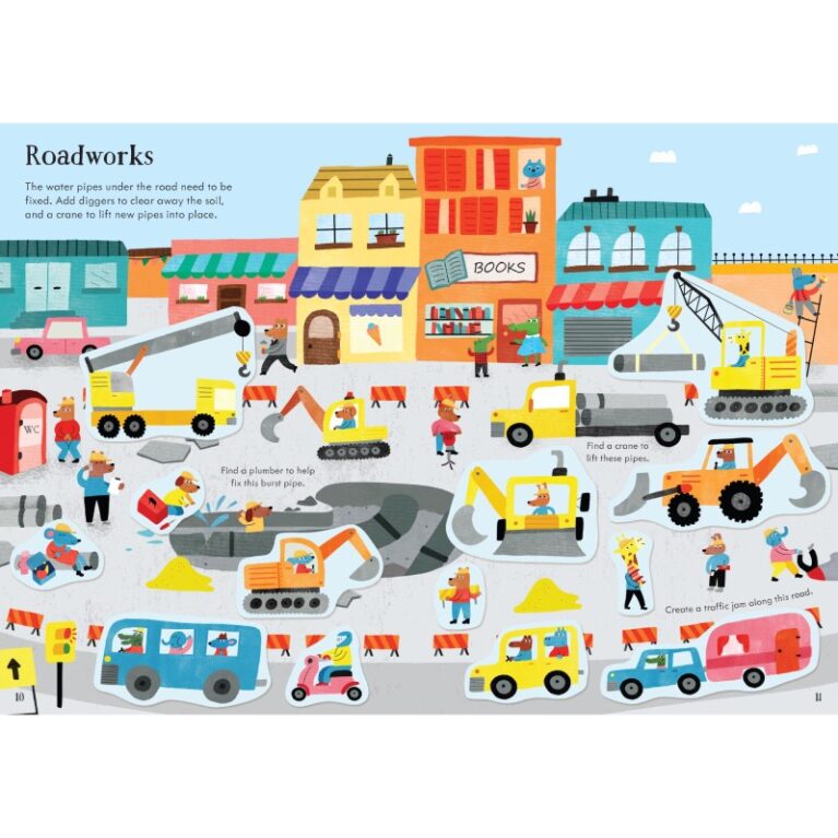 Little First Stickers &#8211; Diggers &#038; Cranes