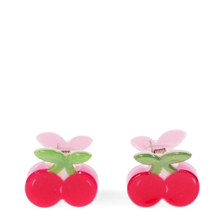Cherries &#8211; Pair Of Claw Hair Clips